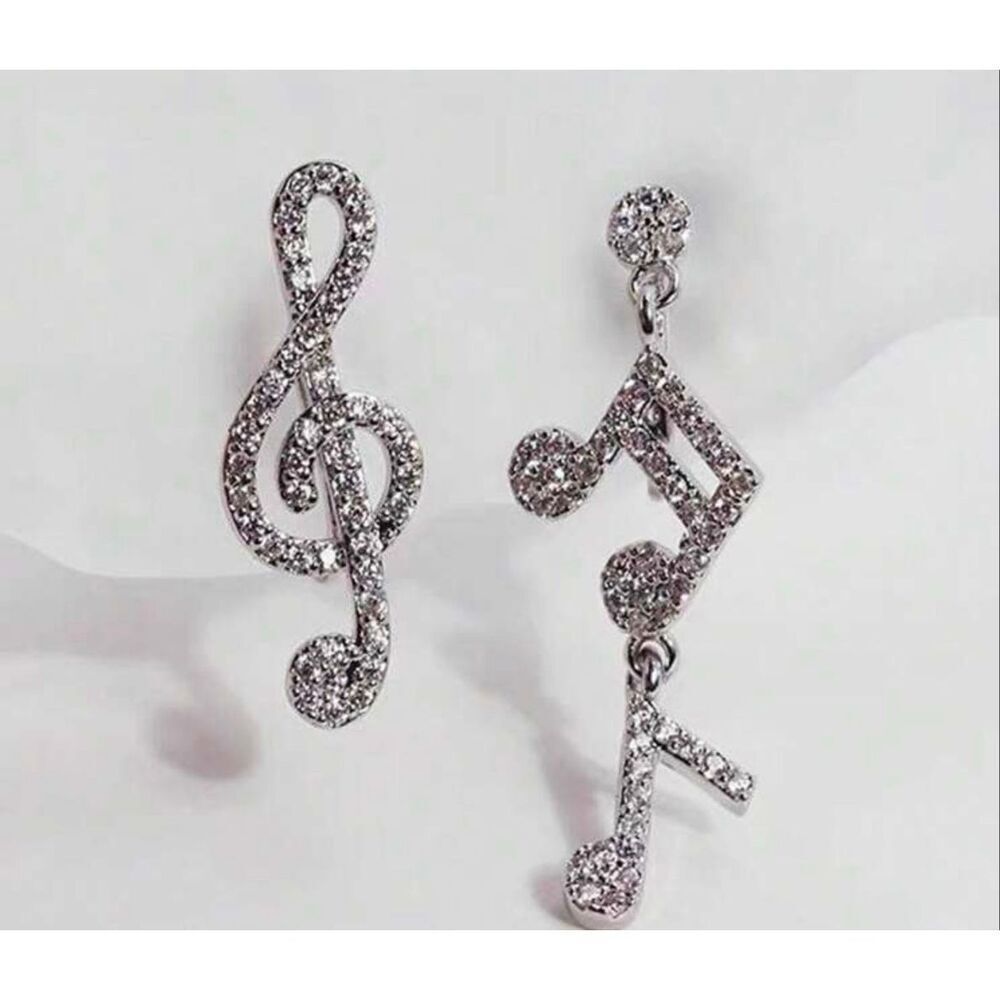 Musical Note Earrings - Picture 4 of 6